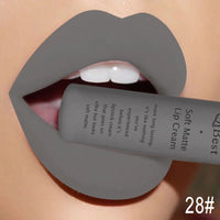 Velvet Matte Nude Lip Gloss - Waterproof Long-Lasting Lipstick