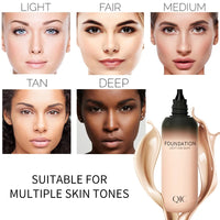 Matte Foundation Cream Concealer Full Coverage Primer Makeup for Dark Circles