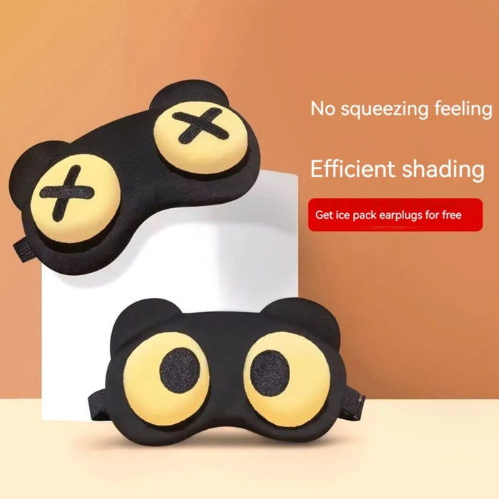Cute Sleep Eye Mask – Light Blocking, Breathable & Comfortable for Kids & Adults