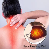 USB Neck & Shoulder Heating Pad – 5 Heat Levels & 5 Massage Modes, Wearable Heated Neck Wrap
