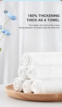 Non-Woven Disposable Spa & Salon Face Towels – Soft Facial Cleansing Wipes for Home & Beauty Salon Use (20x15cm)