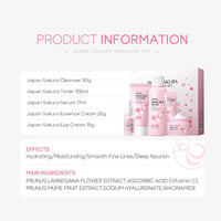 Sakura Skin Care Set – 5 or 6-Piece Collection