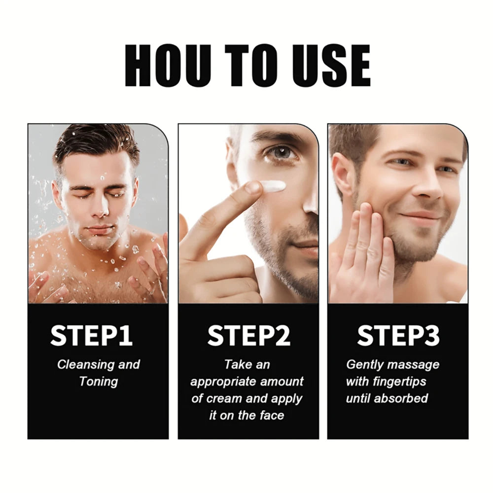 Men's Retinol Face Moisturizer – Anti-Wrinkle & Pore Minimizing