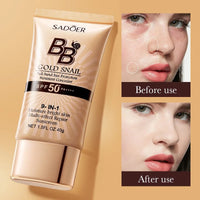 Sadoer Gold Snail BB Cream SPF50+ – 5-in-1 Foundation, Concealer, Moisturizer & Sunscreen | Buyer's Choice