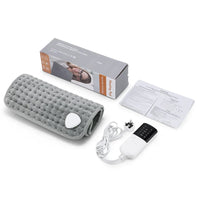 Electric Heating Pad for Back, Hands & Legs – 10 Heat Levels, 4 Timer Settings, Machine Washable