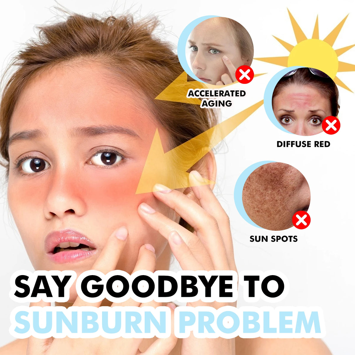 Hoygi Hyaluronic Acid Sunscreen Stick SPF50+ – Oil-Free, Non-Greasy Face & Body Protection | Buyer's Choice