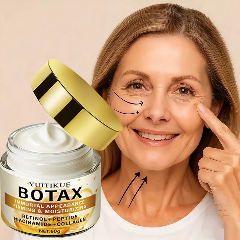 BOTAX Anti-Aging Cream 60g - Retinol+Peptide Formula, Firms, Lifts & Brightens, Immortal Appearance, Instant Effect