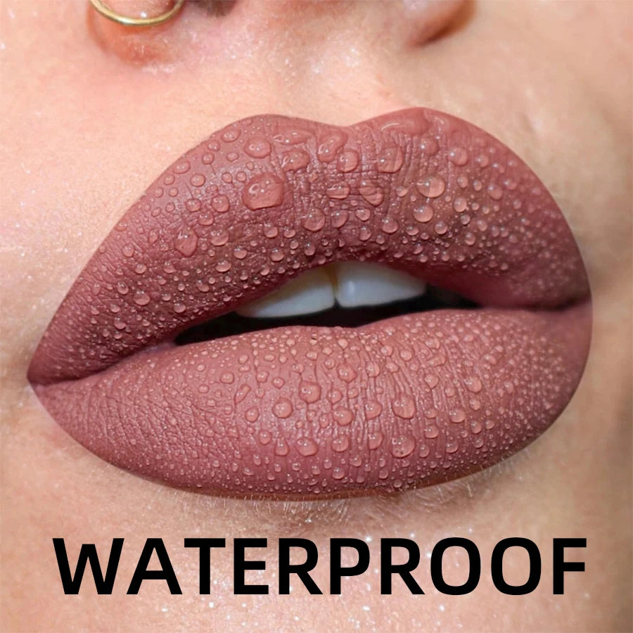 Velvet Matte Lip Gloss - Waterproof Long-Lasting Lip Tint