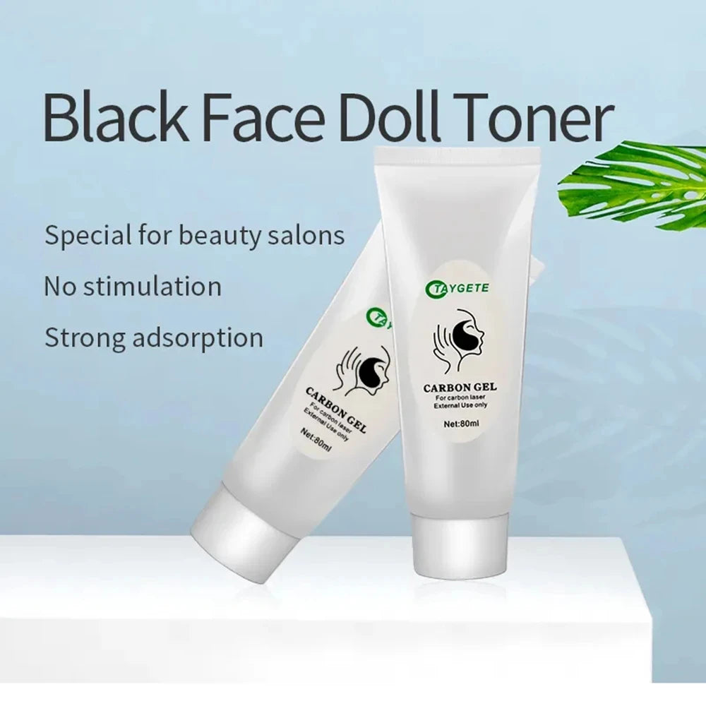 Carbon Black Gel Mask for ND:YAG Laser – Skin Peeling, Pore Minimizing & Whitening Carbon Cream (80ml)