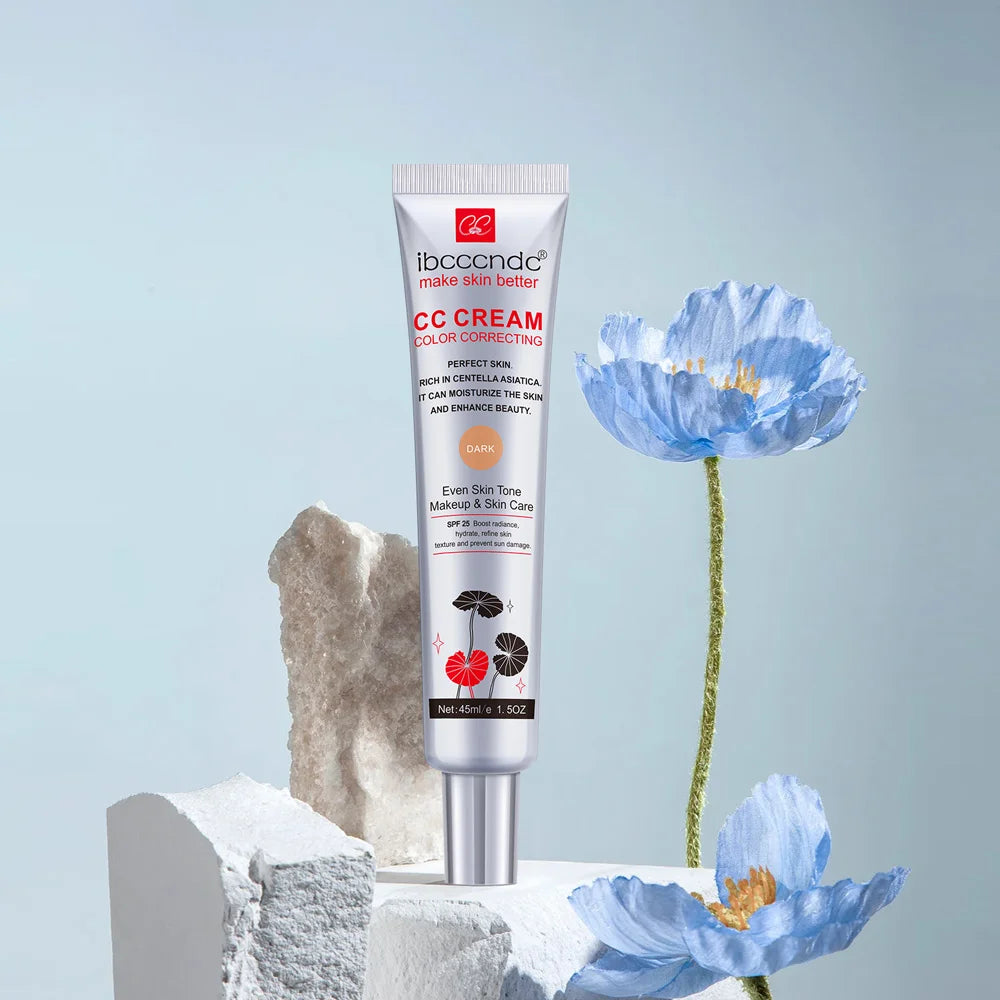 Centella Asiatica CC Cream – Color Correcting & Skin Repairing Liquid Foundation (45ml)