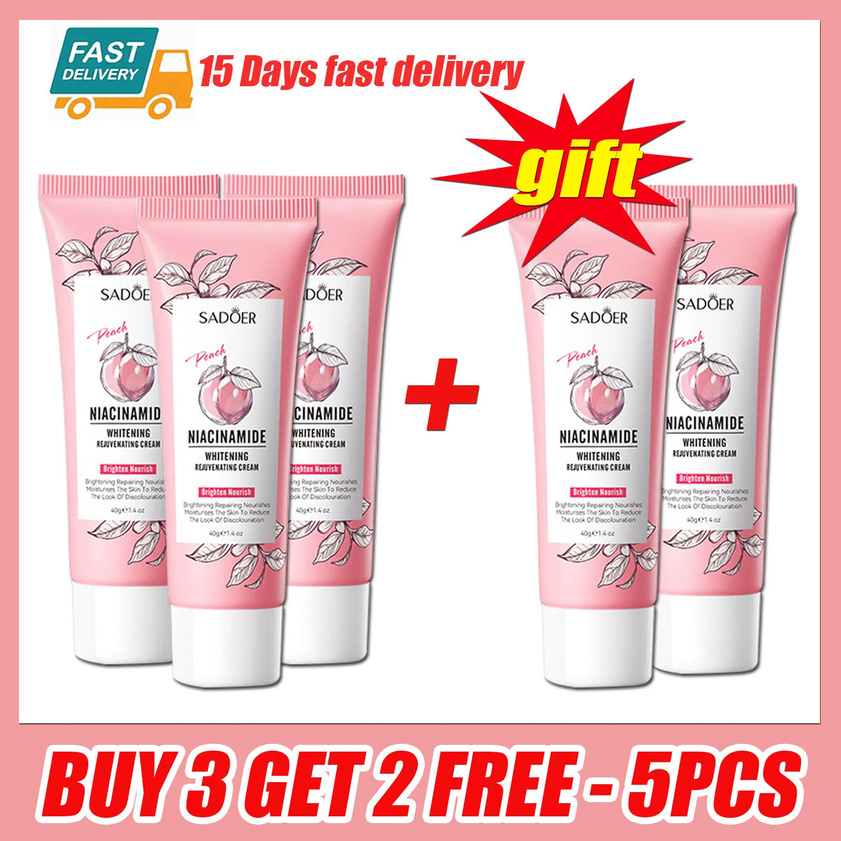 Whitening Body Cream for Dark Underarms, Thighs & Intimate Areas | Niacinamide Brightening Lotion