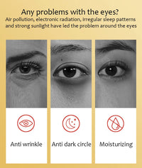 BIOAQUA Gold Crystal Collagen Eye Mask Patches – 60 Pieces, Dark Circles & Firming