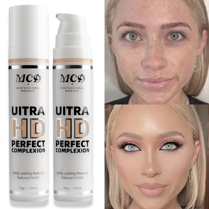 MCD Full Coverage Foundation Cushion Cream – Matte, Oil Control, Waterproof, 9 Shades 30g