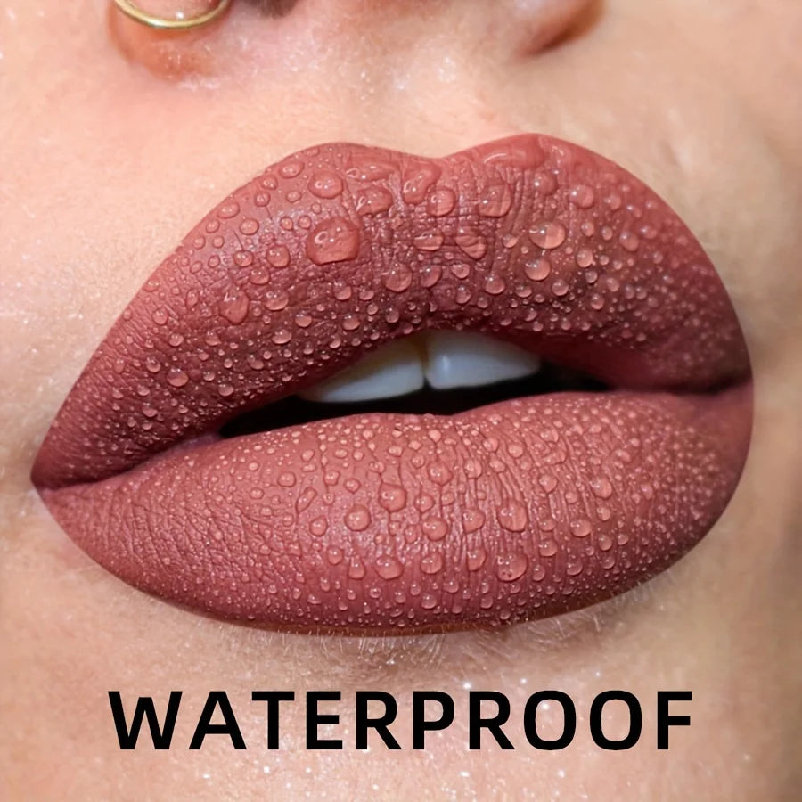Velvet Matte Lip Gloss - Waterproof Long-Lasting Lip Tint