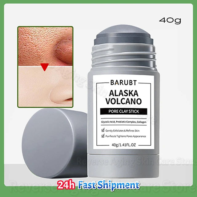 Jaysuing Cleansing Mask Stick – Mugwort, Alaska Volcano & More | Pore Minimizer & Acne Treatment 40g