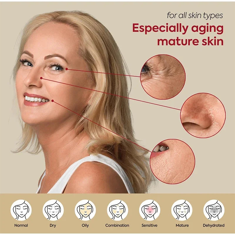 Korean Retinol Serum With Black Ginseng Niacinamide Vitamin C Anti Aging