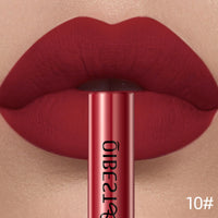 QiBest Velvet Matte Lipstick - Waterproof Long-Lasting Lip Tint