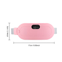 Menstrual Heating Pad & Abdominal Massager Belt – Wireless Cramp Relief with 4 Heat Levels