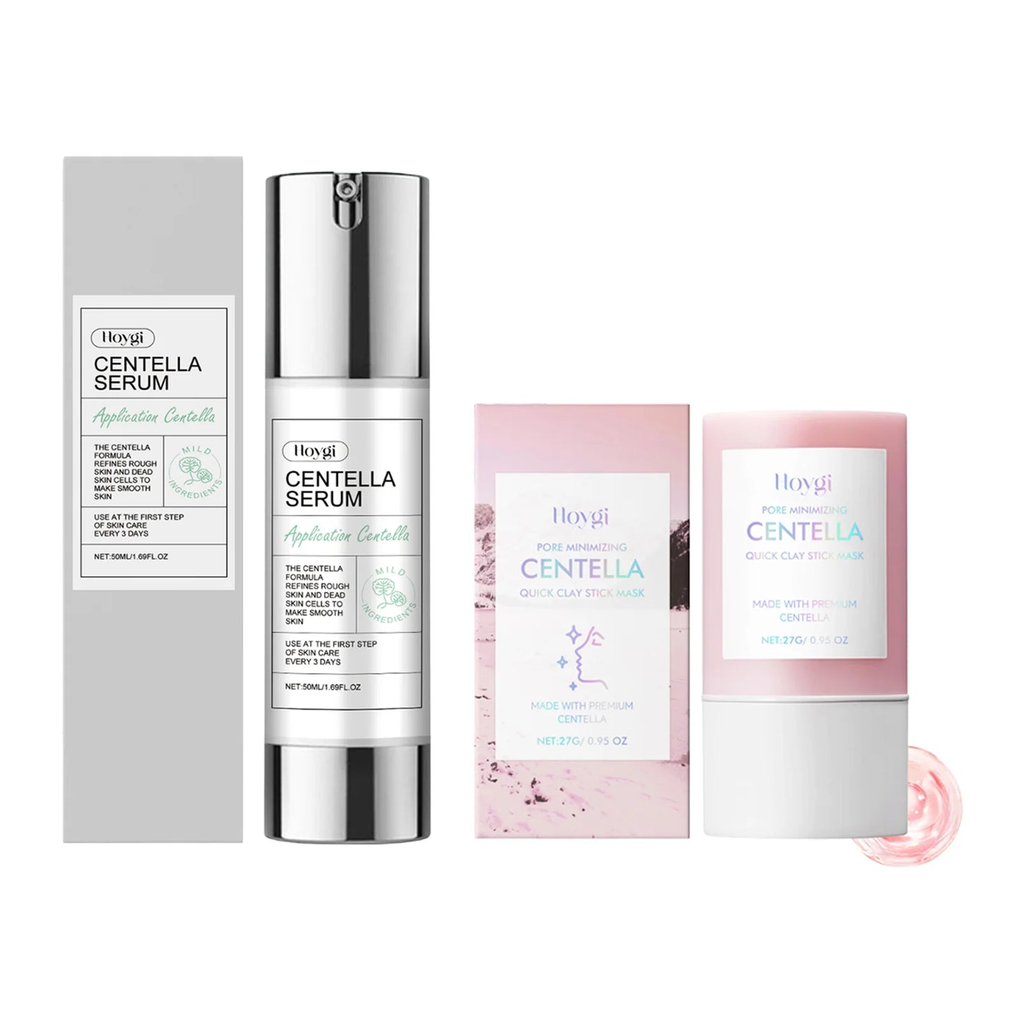 Hoygi Centella Asiatica Clay Mask Stick – Soothing, Pore Minimizing & Hydrating | All Skin Types 27g