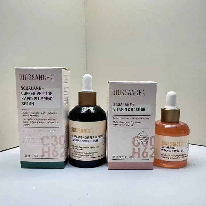 Rose & Blue Copper Peptide Facial Essence Oil – Brightening, Moisturizing & Skin Softening (30ml)