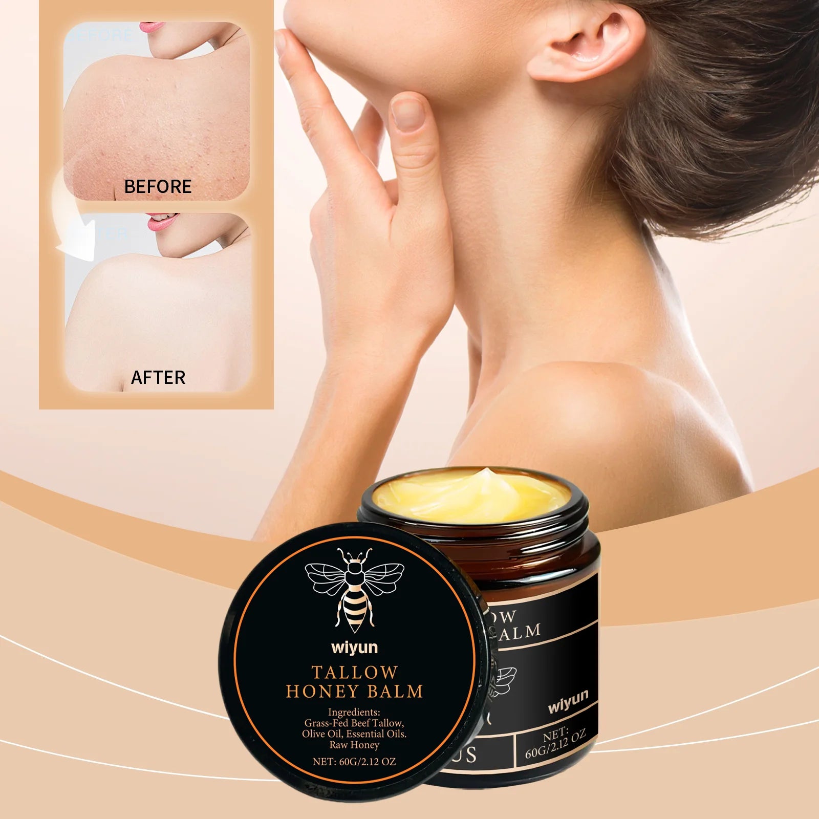 Tallow & Honey Glow Moisturizing Cream