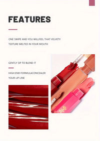 Velvet Matte Lip Tint - Waterproof Long-Lasting Lip Stain