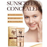 Sadoer Gold Snail BB Cream SPF50+ – 5-in-1 Foundation, Concealer, Moisturizer & Sunscreen | Buyer's Choice