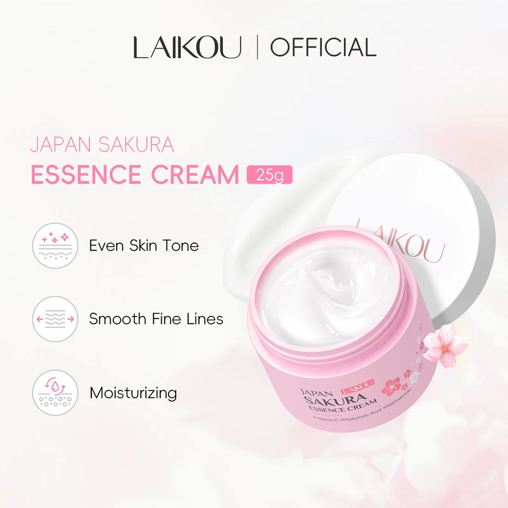 LAIKOU Sakura Hydrating cream  Moisturizer Whitening Nourishing Oil Control  Moisturizing & Repairing Deep Hydration Lock Gentle