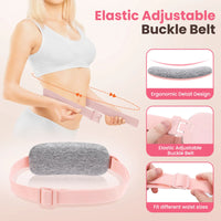Menstrual Heating Pad with Vibration Massager – Wireless Abdominal & Waist Cramp Relief Belt