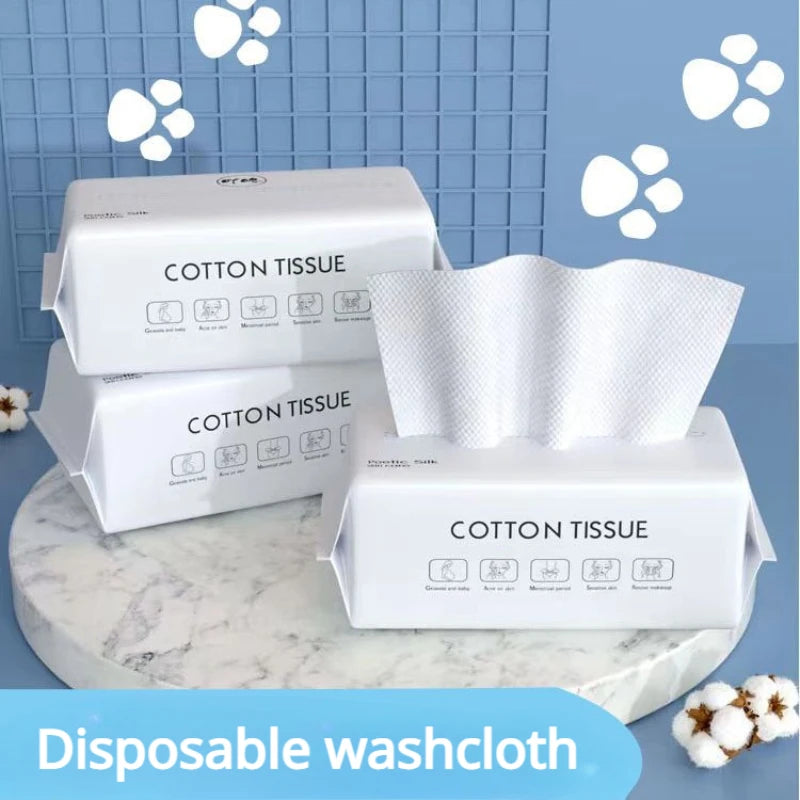Non-Woven Disposable Spa & Salon Face Towels – Soft Facial Cleansing Wipes for Home & Beauty Salon Use (20x15cm)