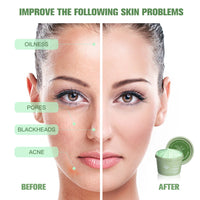 Green Tea Mud Clay Face Mask – Deep Pore Cleansing, Blackhead Removal & Oil Control Skin Treatment for All Skin Types (100g)
