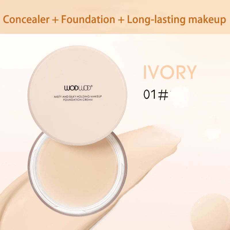 Mousse Cushion Foundation – Korean Matte Finish, Waterproof & High Coverage (15g)