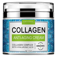 ENVISHA Anti-Aging Face Cream – Collagen, Hyaluronic Acid & Vitamin C Moisturizer (50ml)