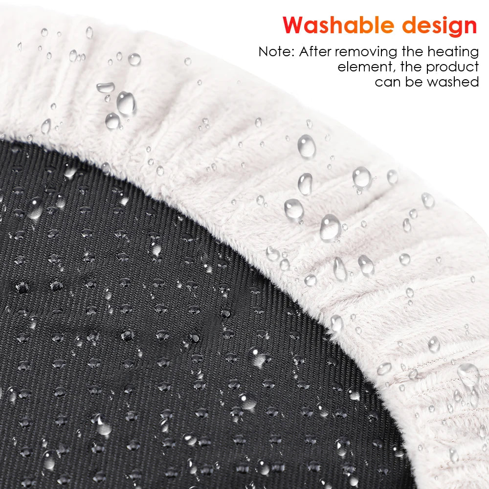 USB Foot Warmer Heating Pad – Constant 45–55°C, Washable Velvet Cover, Soft Plush Foot Heater