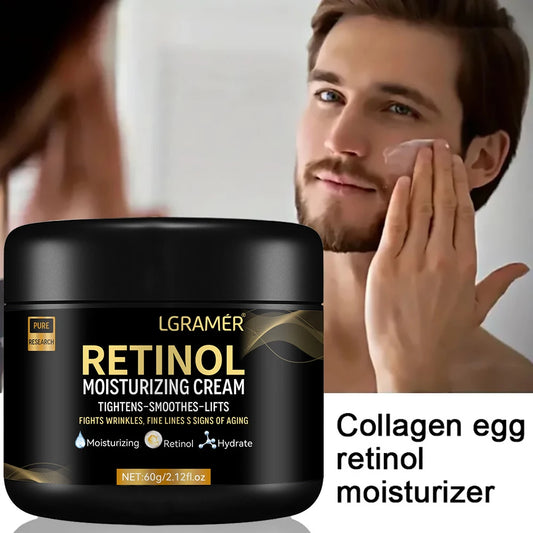 Men's Retinol Face Moisturizer – Anti-Wrinkle & Pore Minimizing