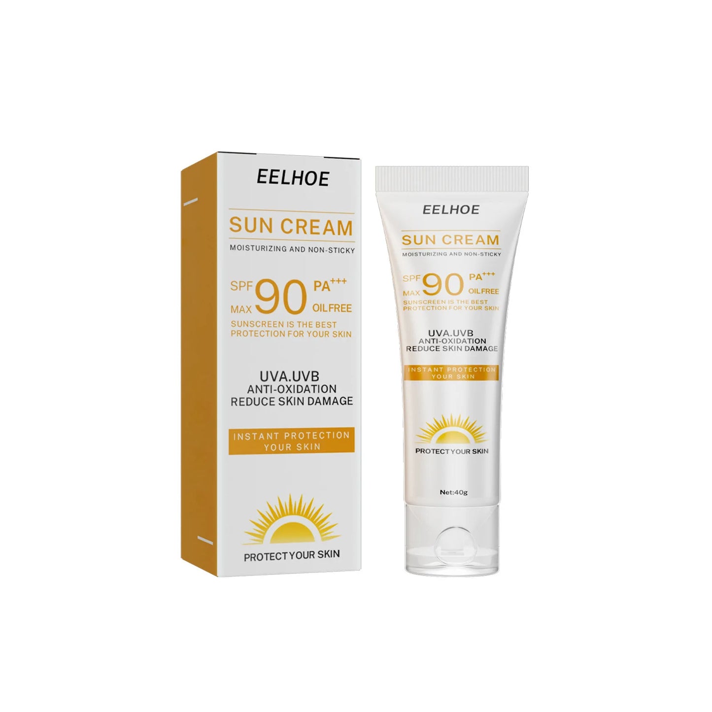 EELHOE SPF Sunscreen Concealer Cream – Moisturizing, Sweatproof & Matte Finish for Face, Lips & Cheeks 40g
