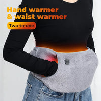 USB Electric Heating Belt – 3-in-1 Graphene Waist Warmer with 3 Heat Settings