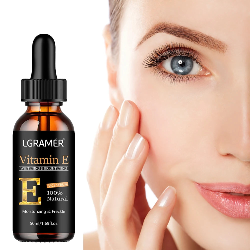 Vitamin E Brightening Face Serum – Pore Minimizing & Dark Spot Corrector