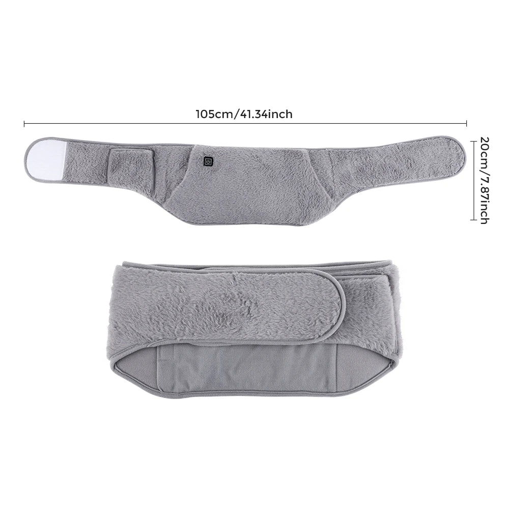 USB Graphene Waist Heating Belt – 2-in-1 Hand & Waist Warmer for Menstrual Relief