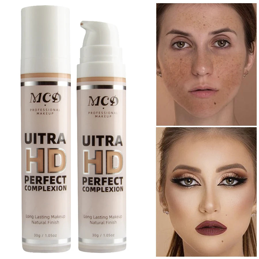 MCD Full Coverage Foundation Cushion Cream – Matte, Oil Control, Waterproof, 9 Shades 30g