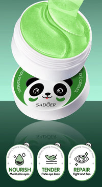 SADOER Crystal Collagen Eye Mask Patches – 60 Pieces, Dark Circles & Firming