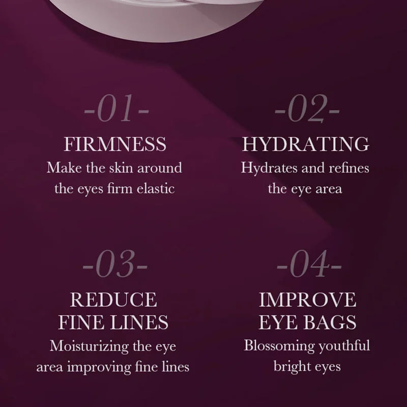 SADOER Snail Collagen Eye Mask Patches – Anti Dark Circle, Depuffing & Firming Eye Treatment (60 Pairs)