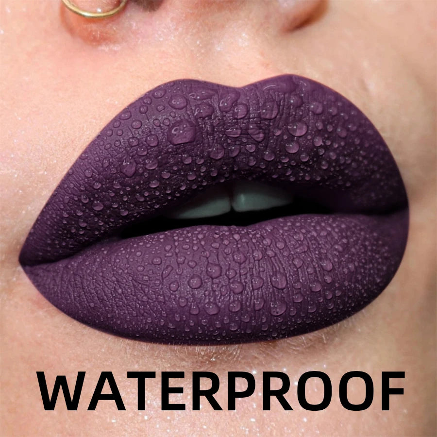 Velvet Matte Lip Gloss - Waterproof Long-Lasting Lip Tint