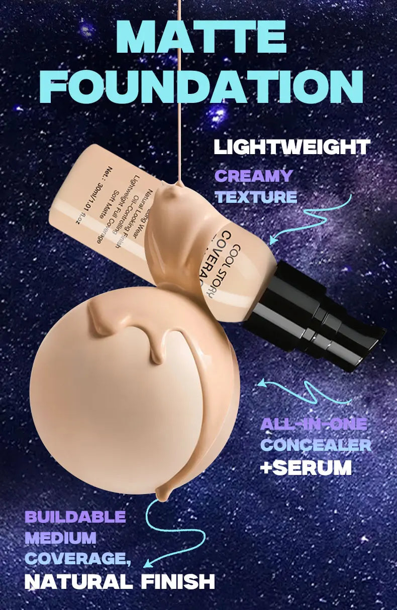 Air Cushion CC Cream Foundation | Oil Control, Matte, Full Coverage, Waterproof | 10 Shades