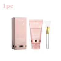 EELHOE Collagen Overnight Peel-Off Face Mask Set – Anti-Aging, Firming & Deep Hydration Night Mask with Applicator Brush (75ml)