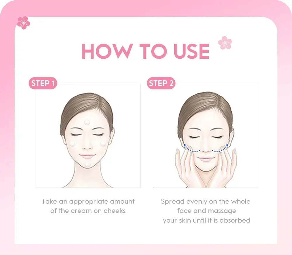 LAIKOU Sakura Hydrating cream  Moisturizer Whitening Nourishing Oil Control  Moisturizing & Repairing Deep Hydration Lock Gentle