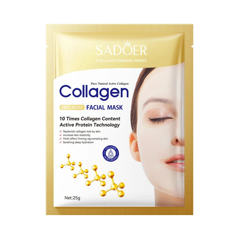 PWYUMAN Collagen Anti-Wrinkle Facial Mask – Anti-Aging, Brightening & Deep Moisturizing | All Skin Types