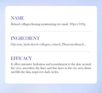 BIOAQUA Crystal Collagen Eye Mask Patches – 80 Pieces, Dark Circles & Anti-Aging