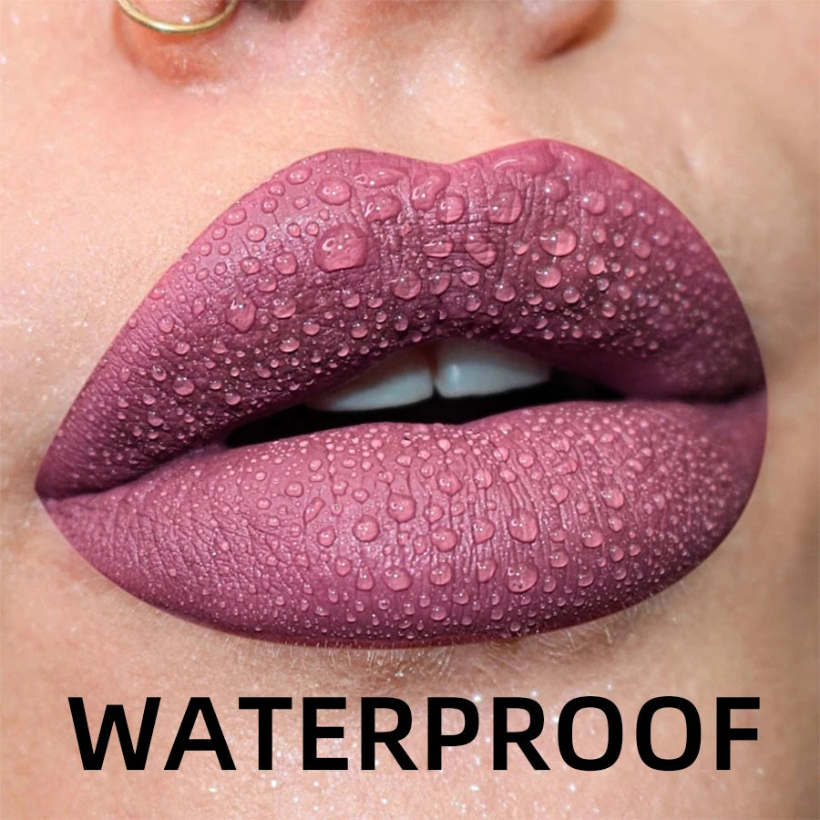 Velvet Matte Lip Gloss - Waterproof Long-Lasting Lip Tint
