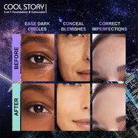 Air Cushion CC Cream Foundation | Oil Control, Matte, Full Coverage, Waterproof | 10 Shades